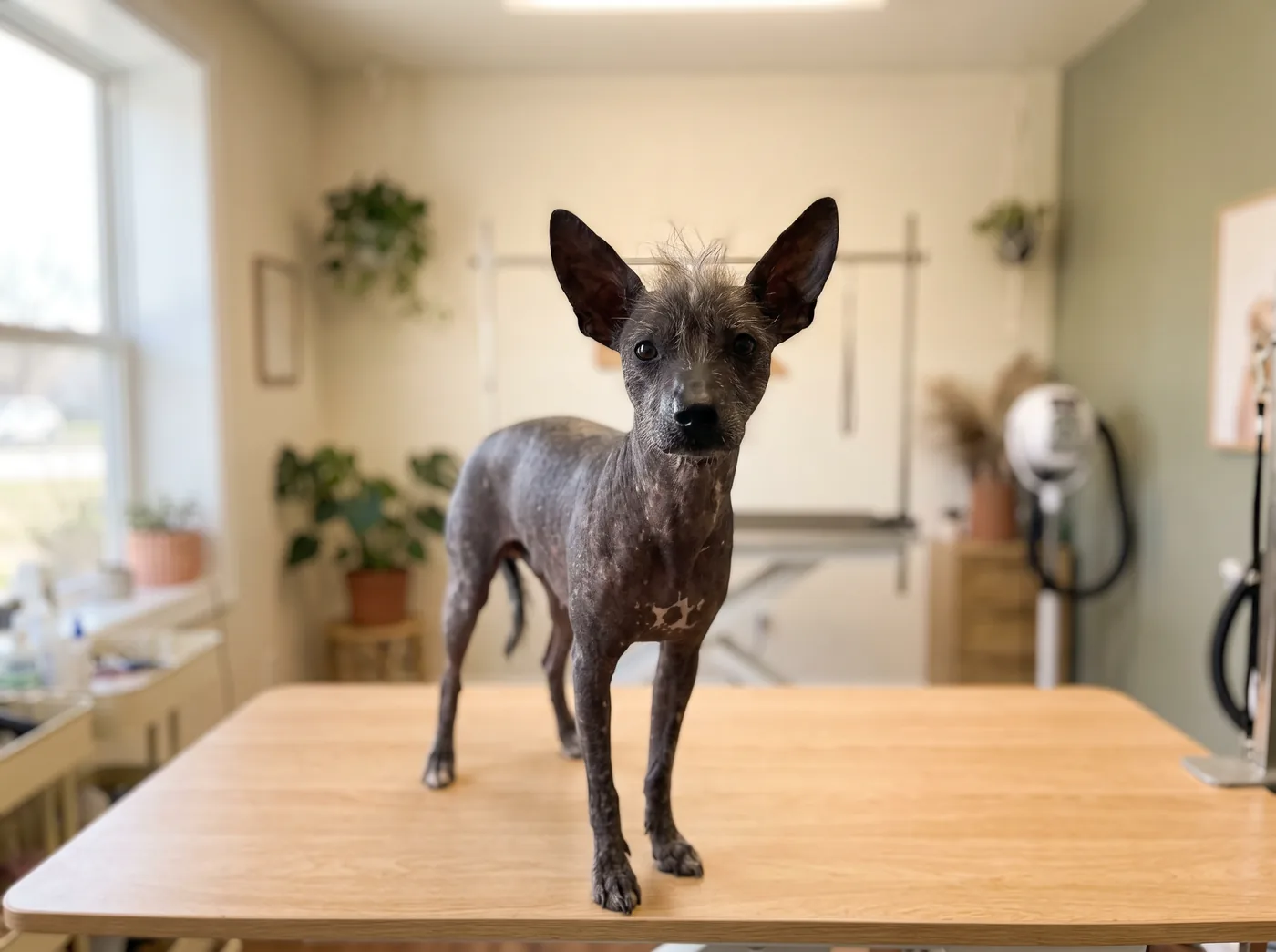 A Peruvian Inca Orchid, the fourth hairless dog and the most sun sensitive